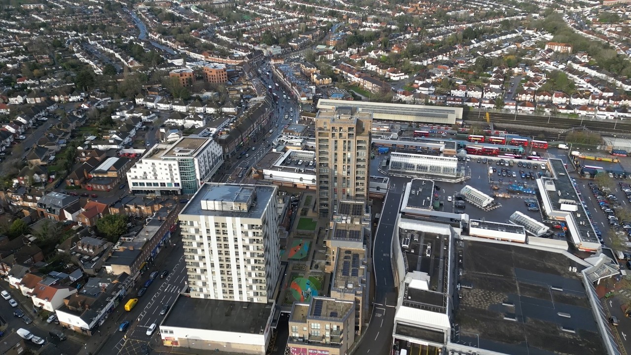 Edgware, London - 4K Drone Footage