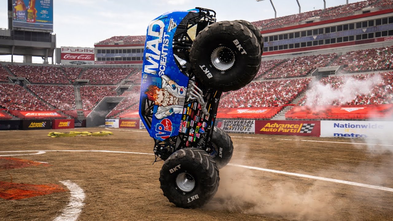 Monster Jam freestyle 2014 Tampa Bay Beam NG drive 