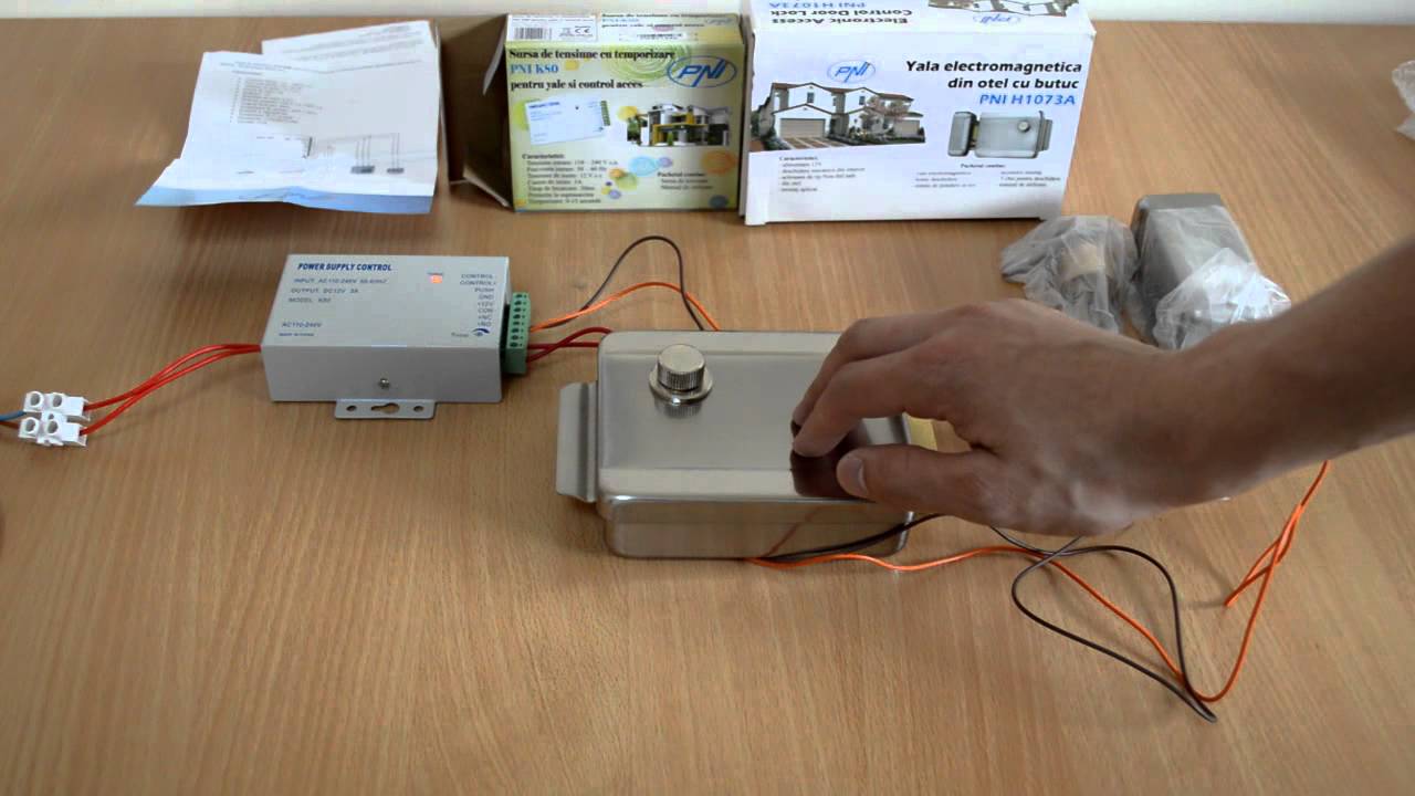 Yala electromagnetica din otel cu butuc PNI H1073A