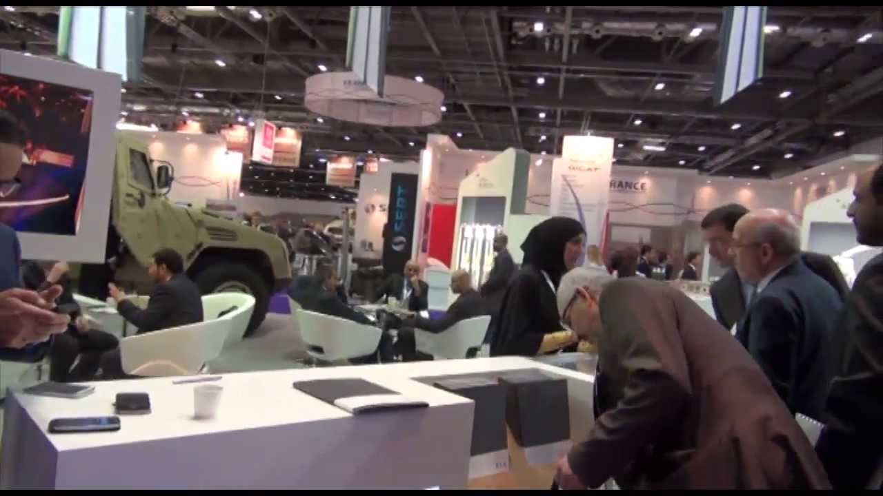 Land Zone at DSEI 2013 International Defense and Security Event Exhibition London United Kingdom
