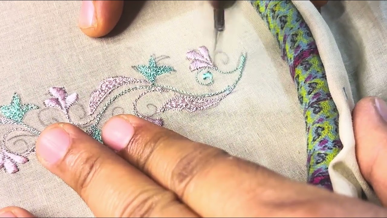 Beautiful beel design | embroidery design | machine embroidery design…….