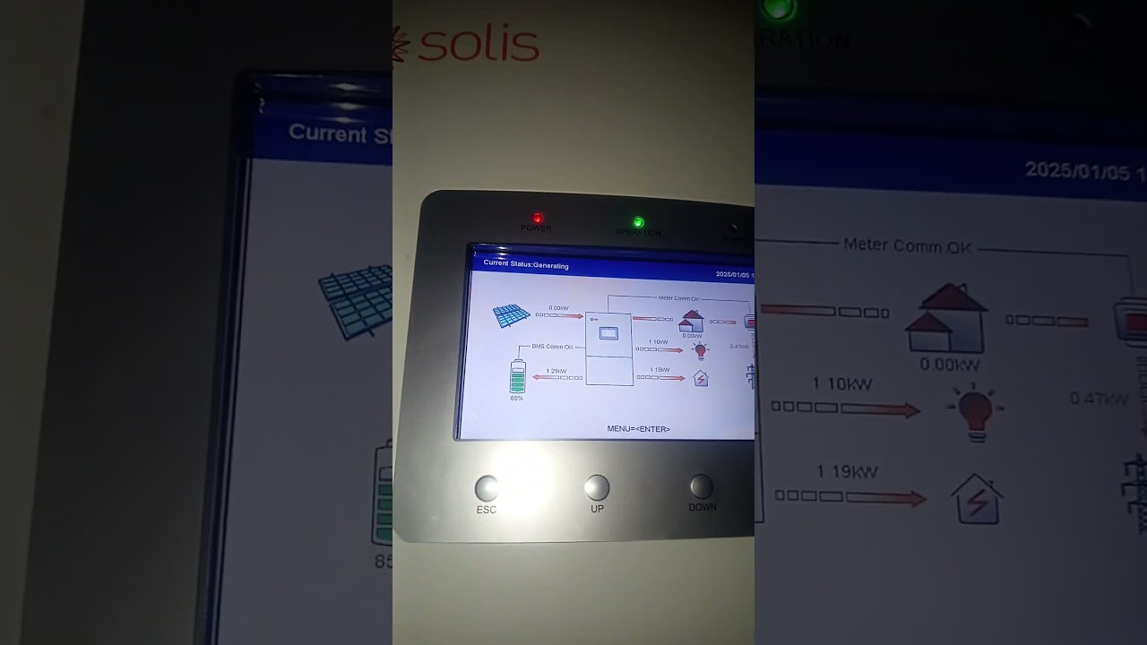 Solis 12kw hybrid solar system installation