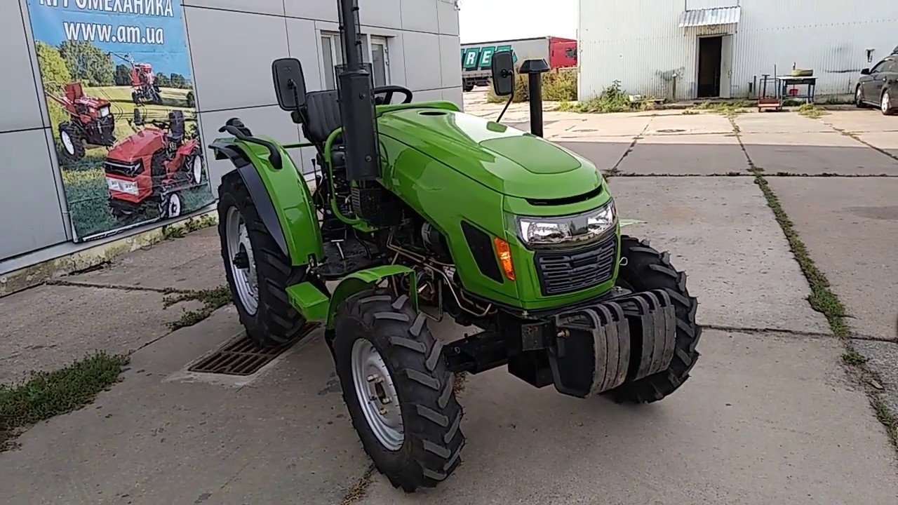 Полноприводный Трактор DW 404D. Часть 1. Полный обзор