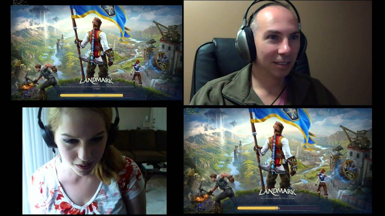 Dahlia & Dmitri Walkabout in EQNext Landmark Beta for ASMR & Relaxation