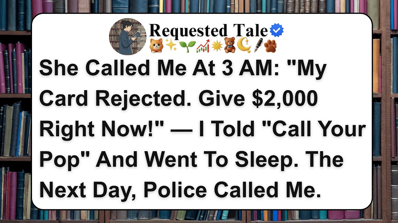 She Called Me At 3 AM: 