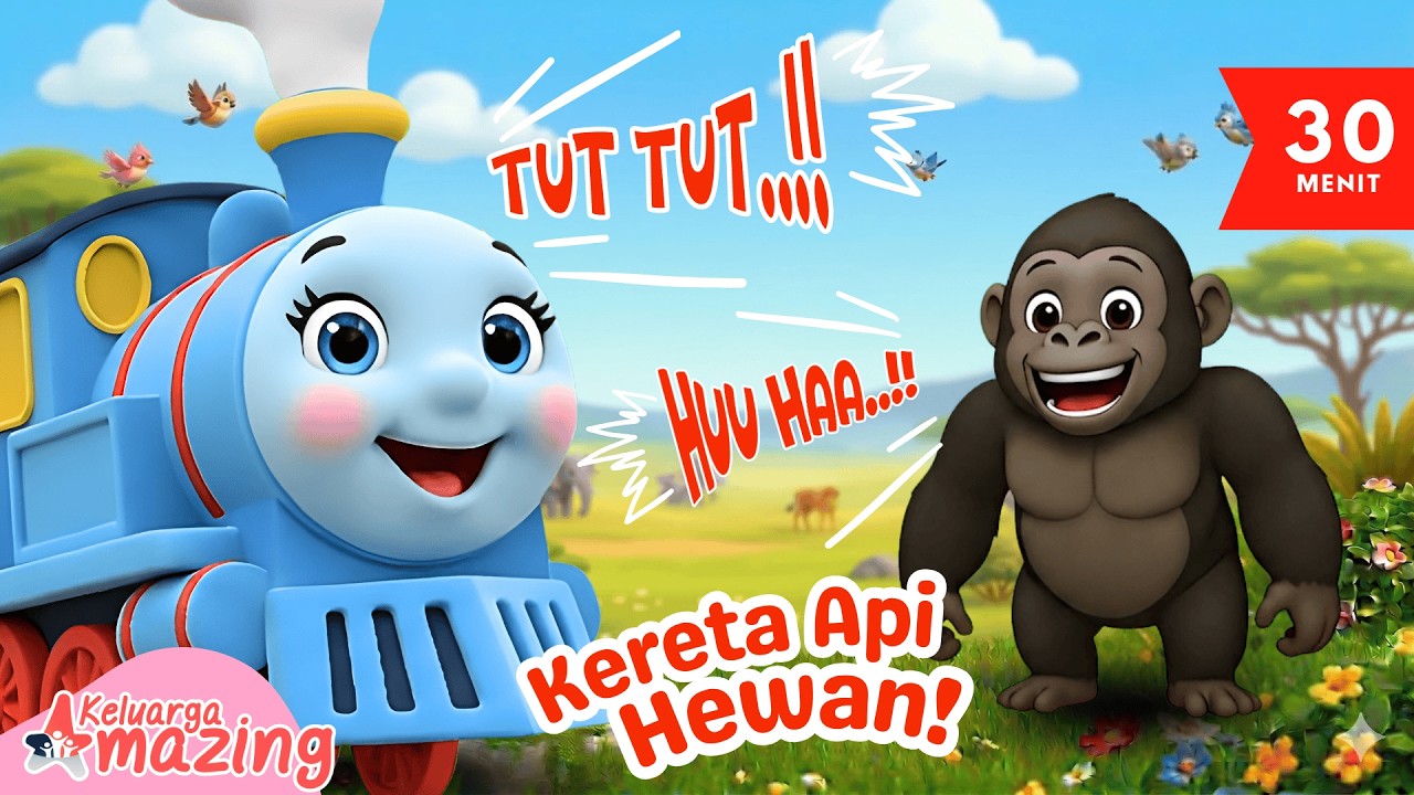 Tut Tut Kereta Hewan 🚂🐾 | Tebak Nama Hewan Anak PAUD TK | Game Edukasi Seru 2026