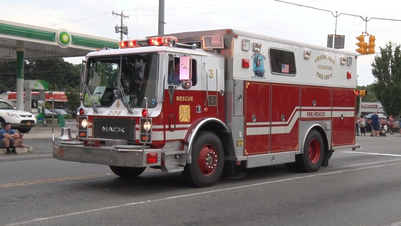 2017 East Northport,NY Fire Department Firemen's Fair Parade 8/2/17