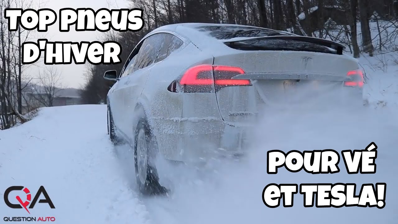 Pneus d'hiver: Les top choix pour TESLA et véhicules électriques!