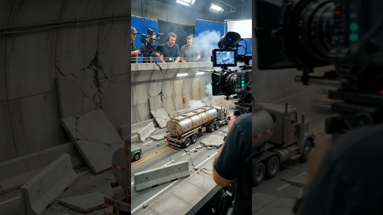 How Hollywood Creates a Fuel Tanker Explosion in a Highway Tunnel | Miniature VFX BTS