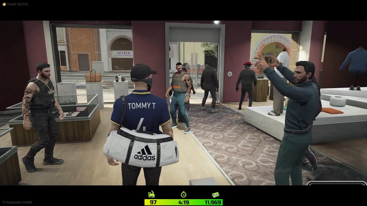 Tommy T shows Mandem his New Custom PED | GTA RP NoPixel 3.1