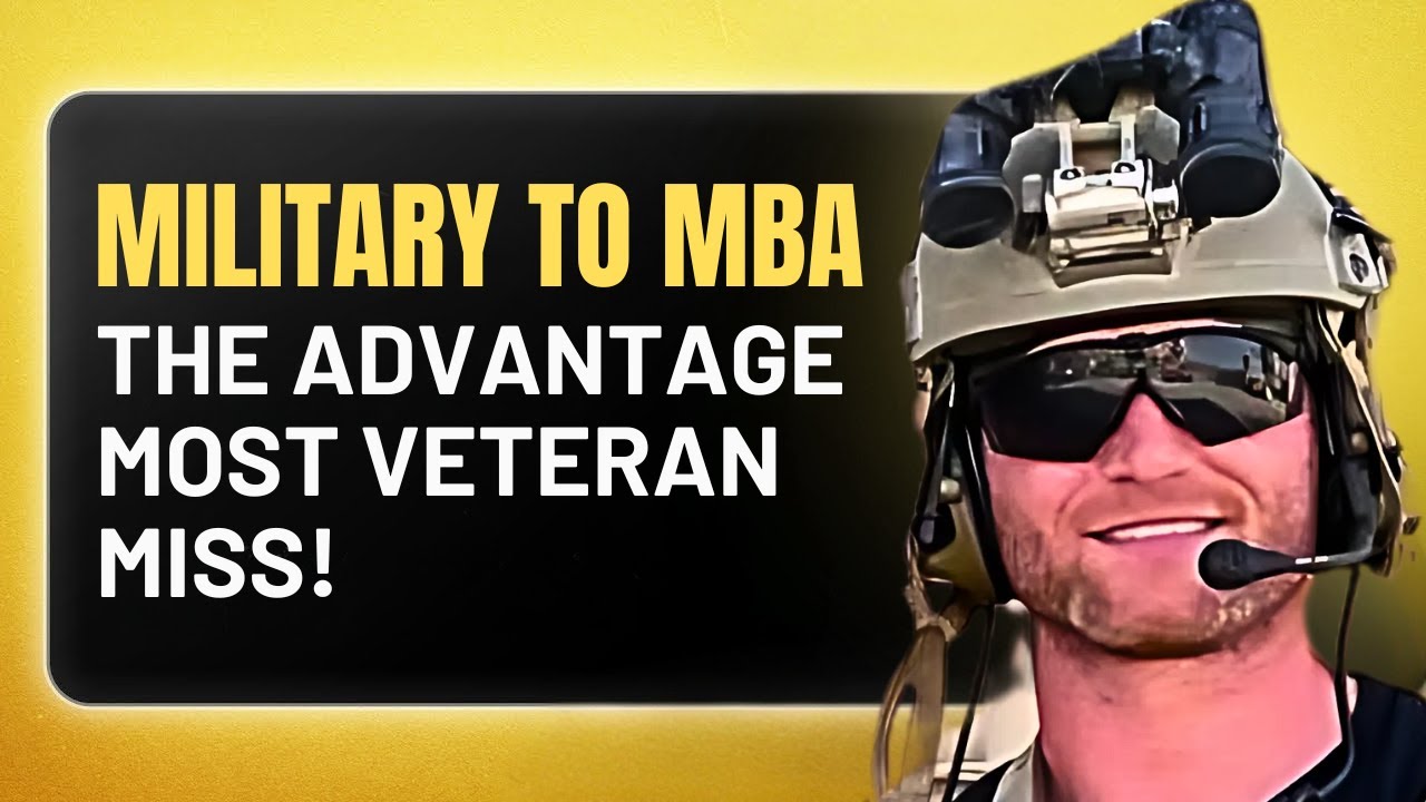 Military Skills Are The SECRET To Getting Into TOP Business Schools?