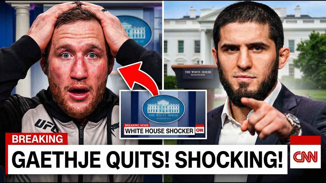 He QUIT?! Gaethje's White House SHOCKER! Islam Makhachev STEPS IN!
