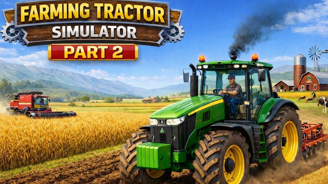 Farming Tractor Simulator – Part 2 | Kheti Ka Asli Challenge 🚜🔥 // Tractor Farming Ka Agla Level 