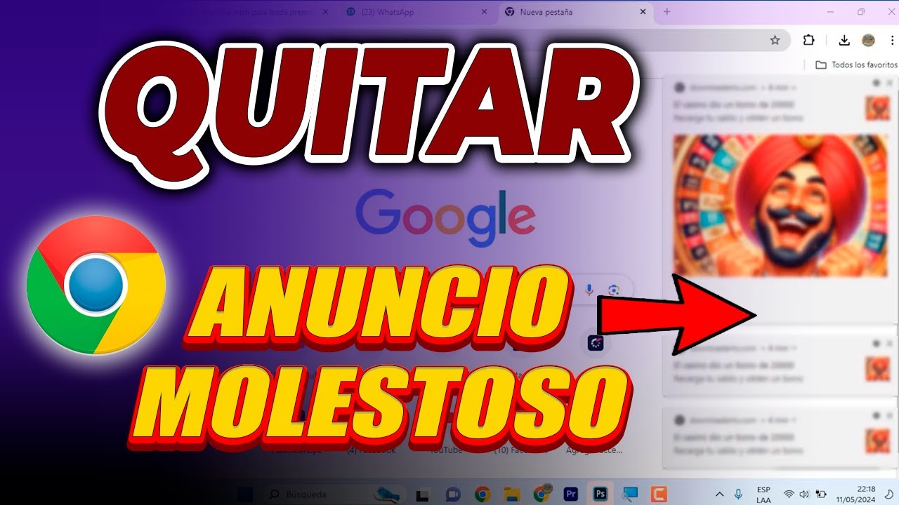 🔴C&oacute;mo QUITAR anuncios o publicidad de Google Chrome. 2024 // 100% pr&aacute;ctico