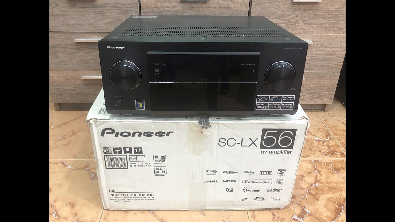 ( ĐÃ BÁN ) Amply 9.2 PIONEER SC-LX56, DTS-HD, Airplay, USB. Giá bán :