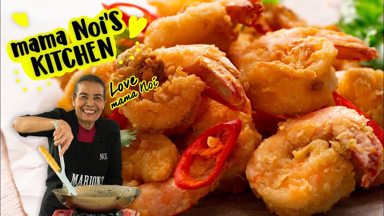 Thai Crispy Garlic Shrimp - Marion's Kitchen