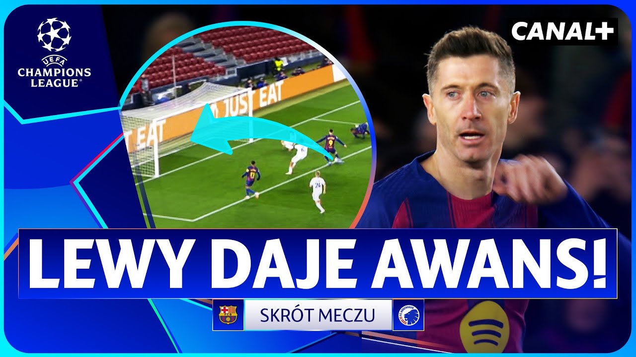 POLAK DAŁ SYGNAŁ! BARCA GROMI RYWALA! BARCELONA - KOPENHAGA, SKRÓT MECZU