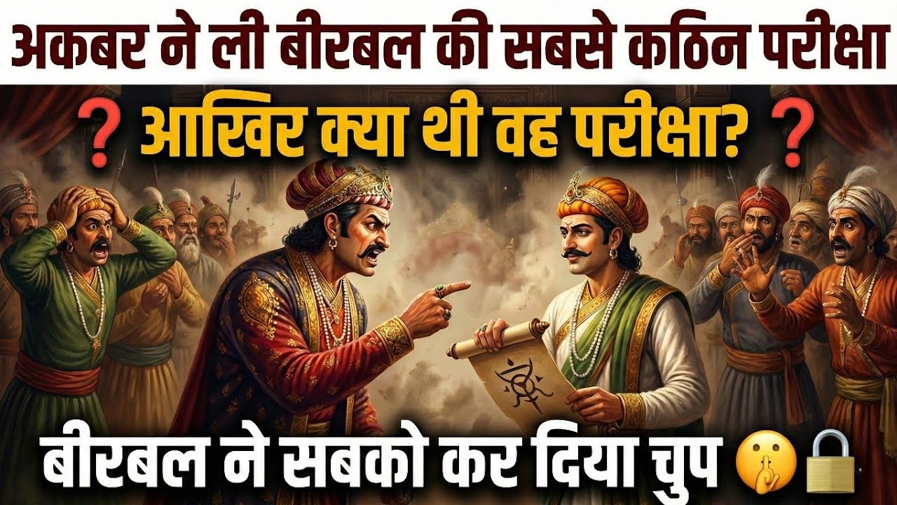 अकबर ने ली बीरबल की सबसे कठिन परीक्षा | मजेदार और सीख देने वाली कहानी | akber birbal hindi story | 