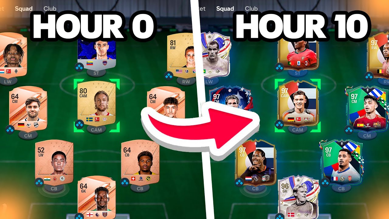 What's the Best Team you can make in 10 Hours of EA FC 24?