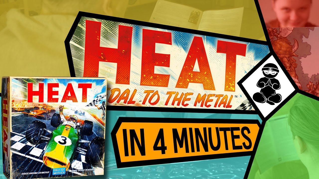 Heat — Как играть за 4 минуты — BoardgameNinja — Days of Wonder — Педаль в пол