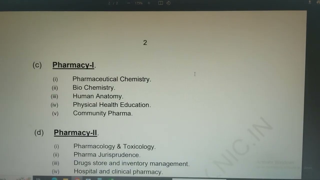Indian Army Sepoy Pharma Examination Syllabus ✔️ 