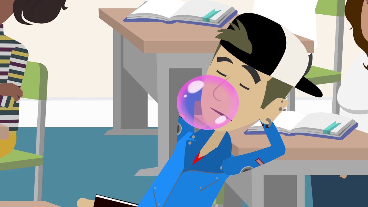 Clyde Chews Gum in Class/Detention