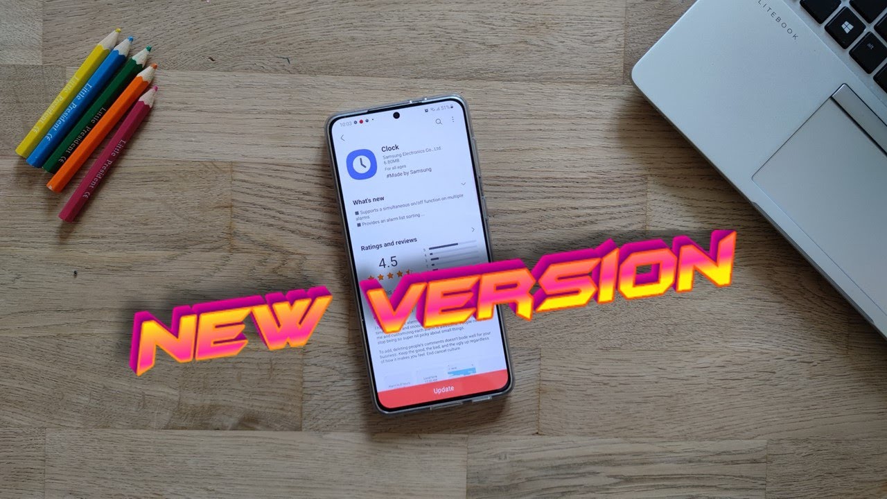 🕒 Samsung Clock updated with 3 new options! 🕒