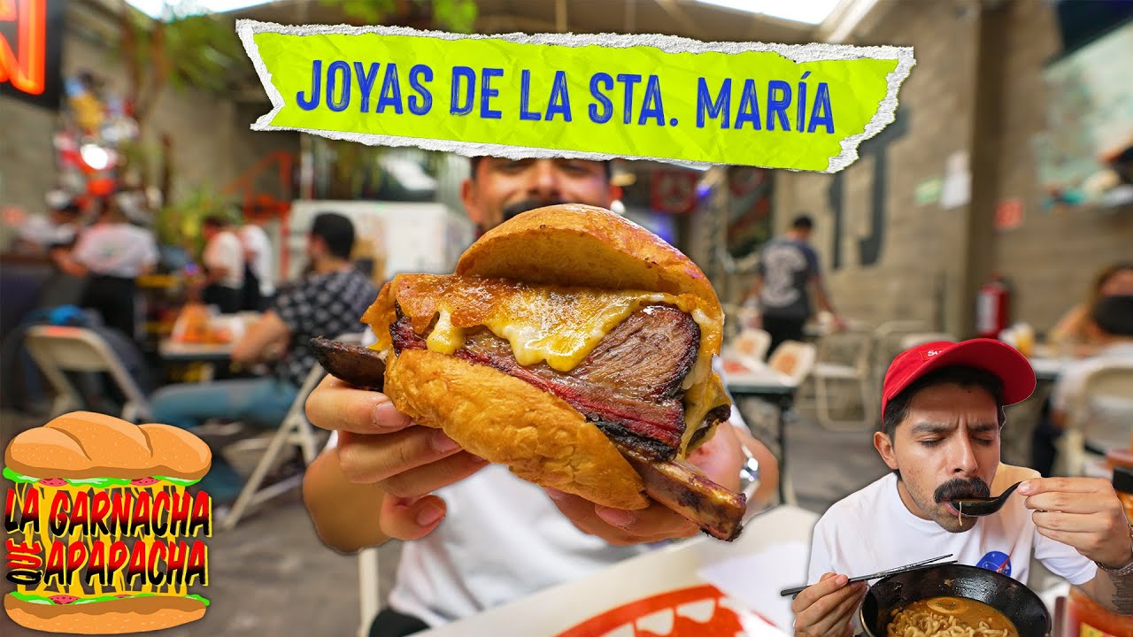 HAMBURGUESAS de DINOSAURIO y una BIRRIA de lujo en esta colonia | La garnacha que apapacha