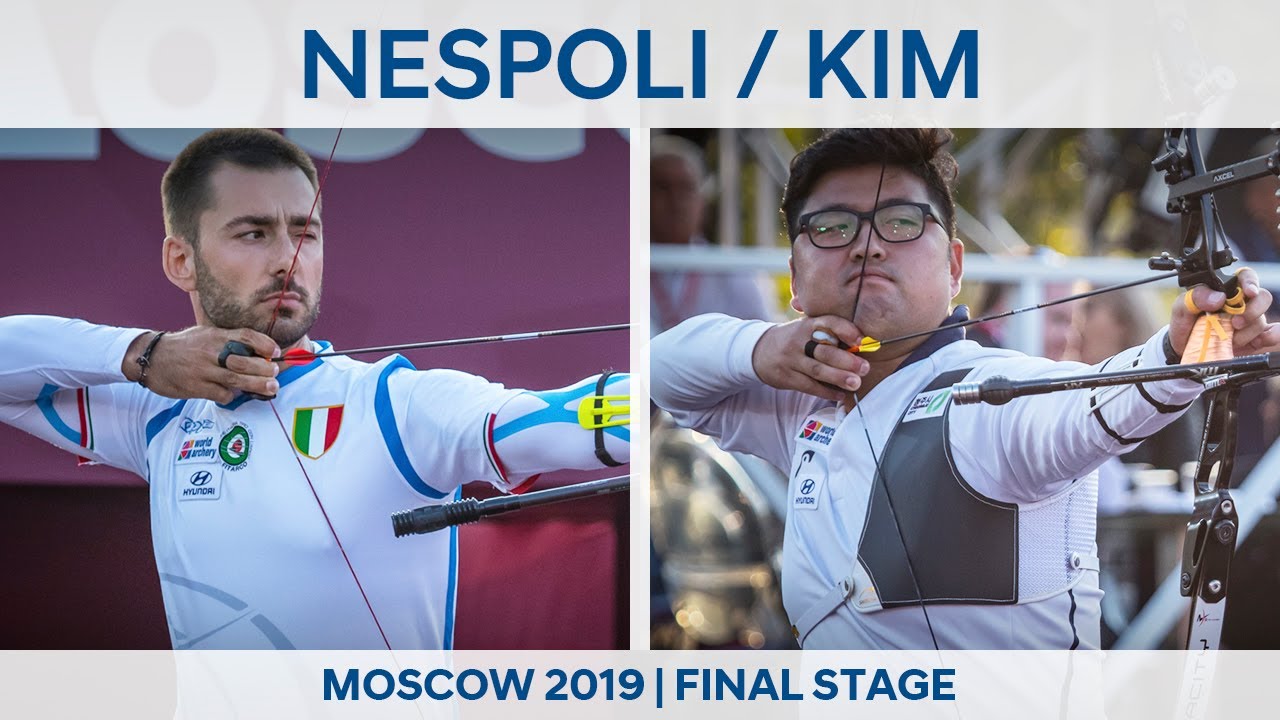 Mauro Nespoli v Kim Woojin – recurve men semifinal | Moscow 2019 World Cup Final