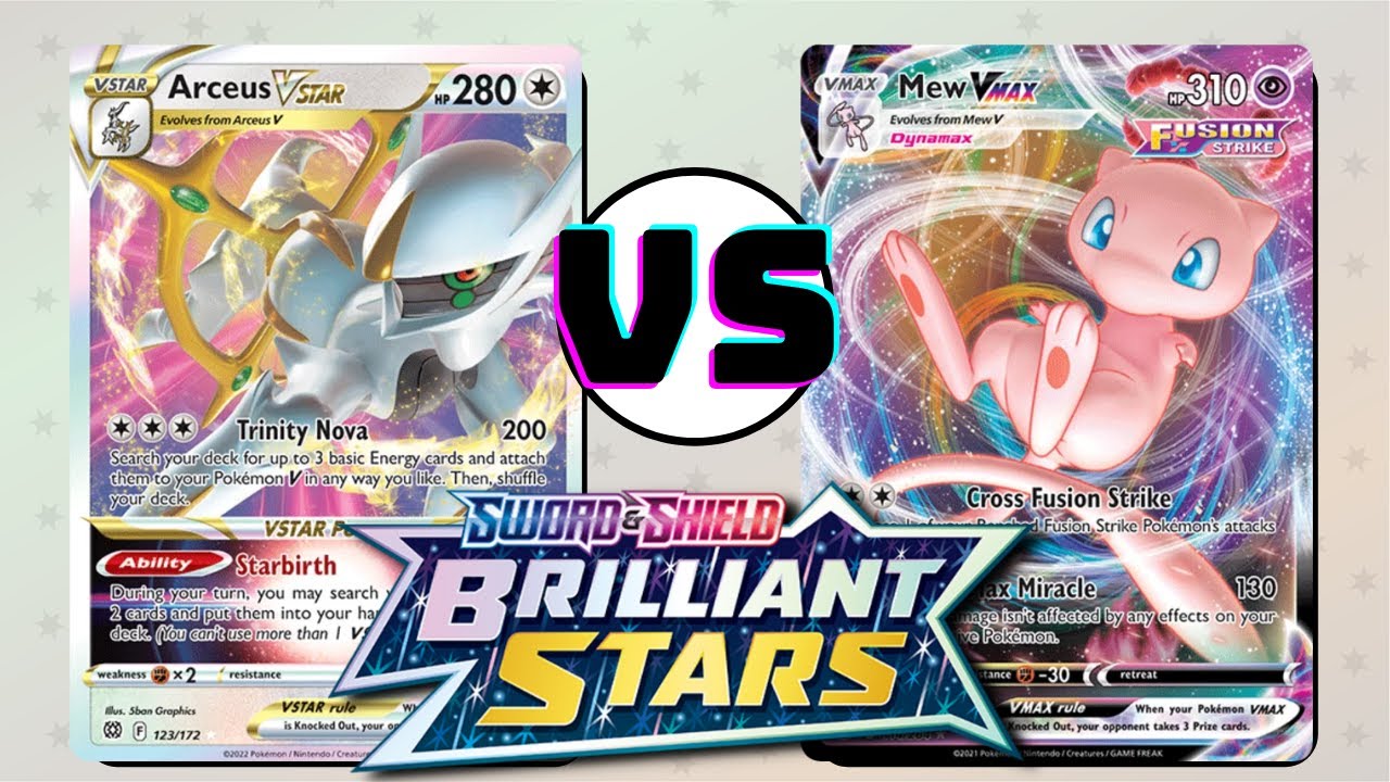 Arceus VSTAR (Darkness) vs. Mew VMAX