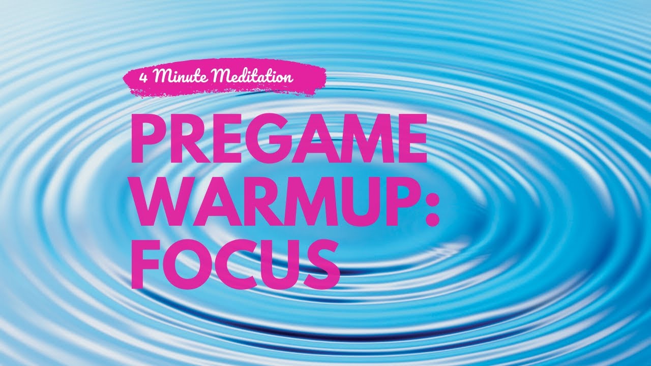 Poker Pregame Warmup: Affirmations for Focused Attention
