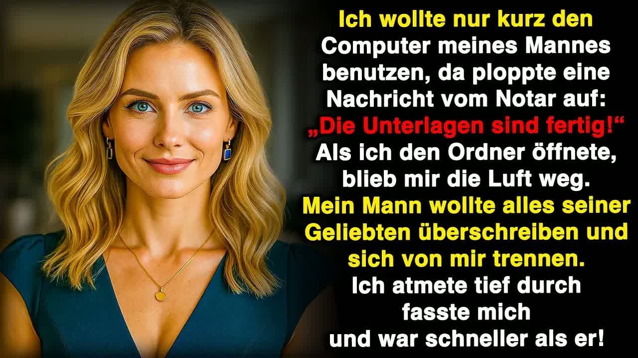 Im geheimen Ordner sah ich, dass er sich trennen wollte, und ich war schneller