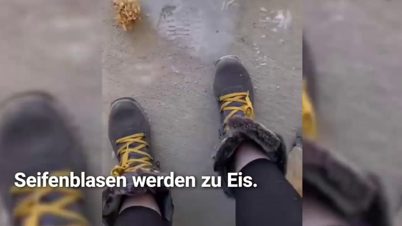 So sehen minus 40 Grad Celsius aus