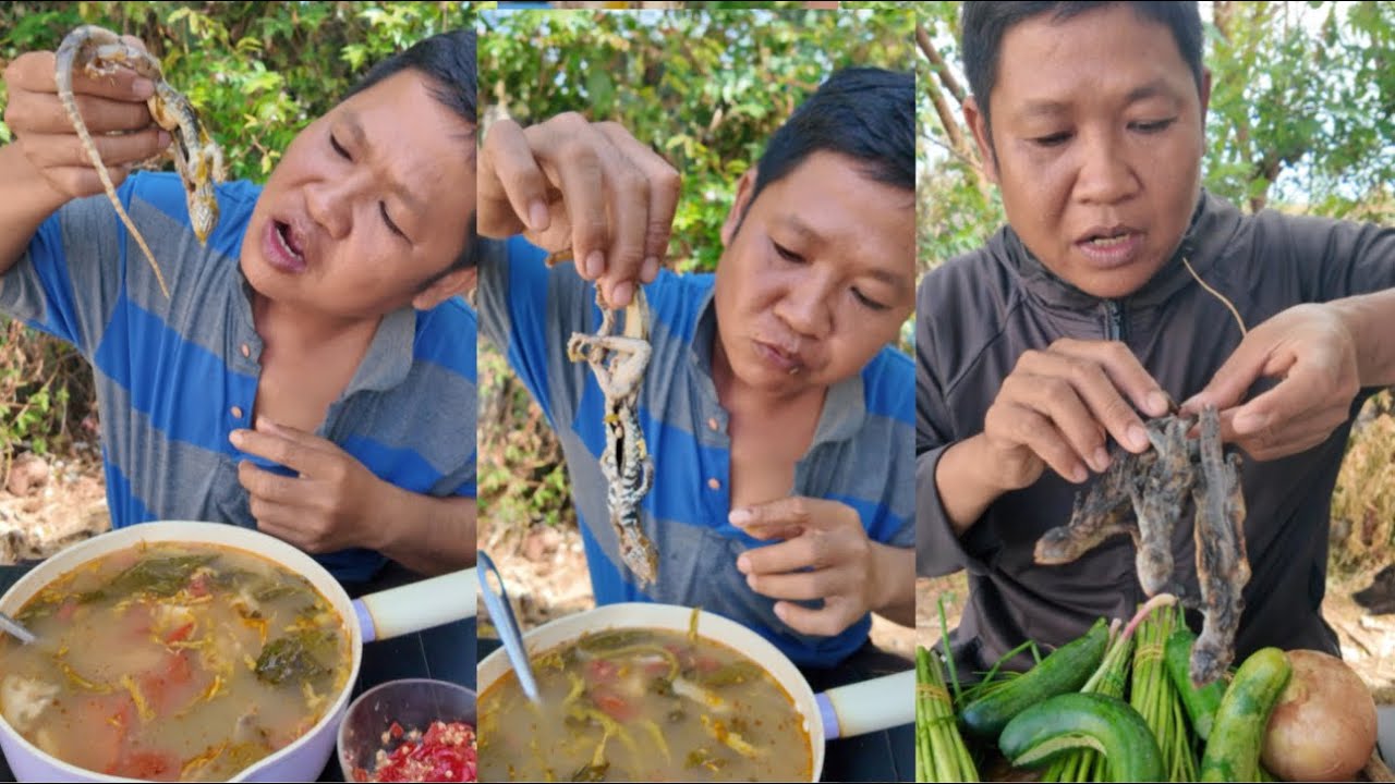 Con Nhong cát nấu canh chua lá me ăn ngon ghiền luôn 