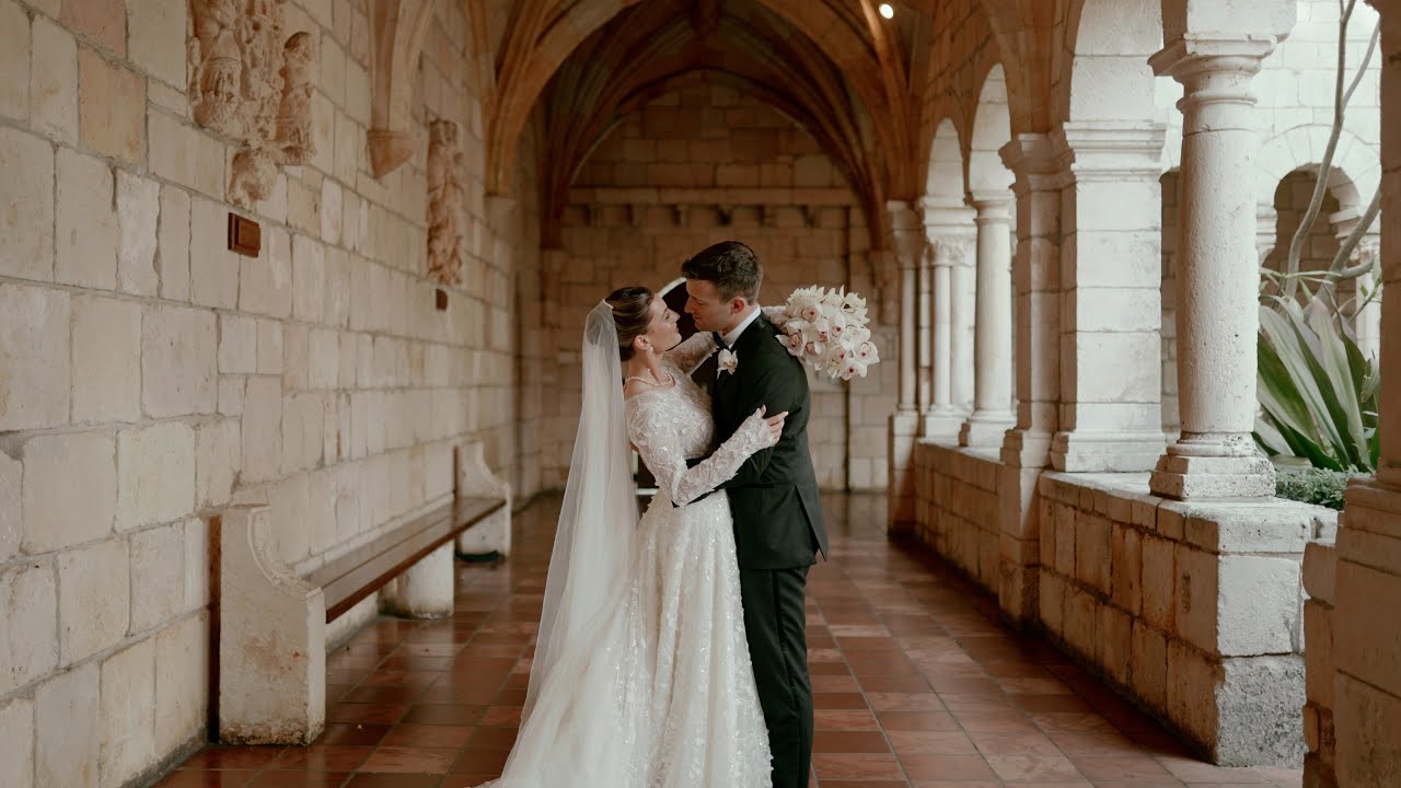 Grace & Matthew || Elegant and Romantic Wedding at the Spanish Monastery in Miami