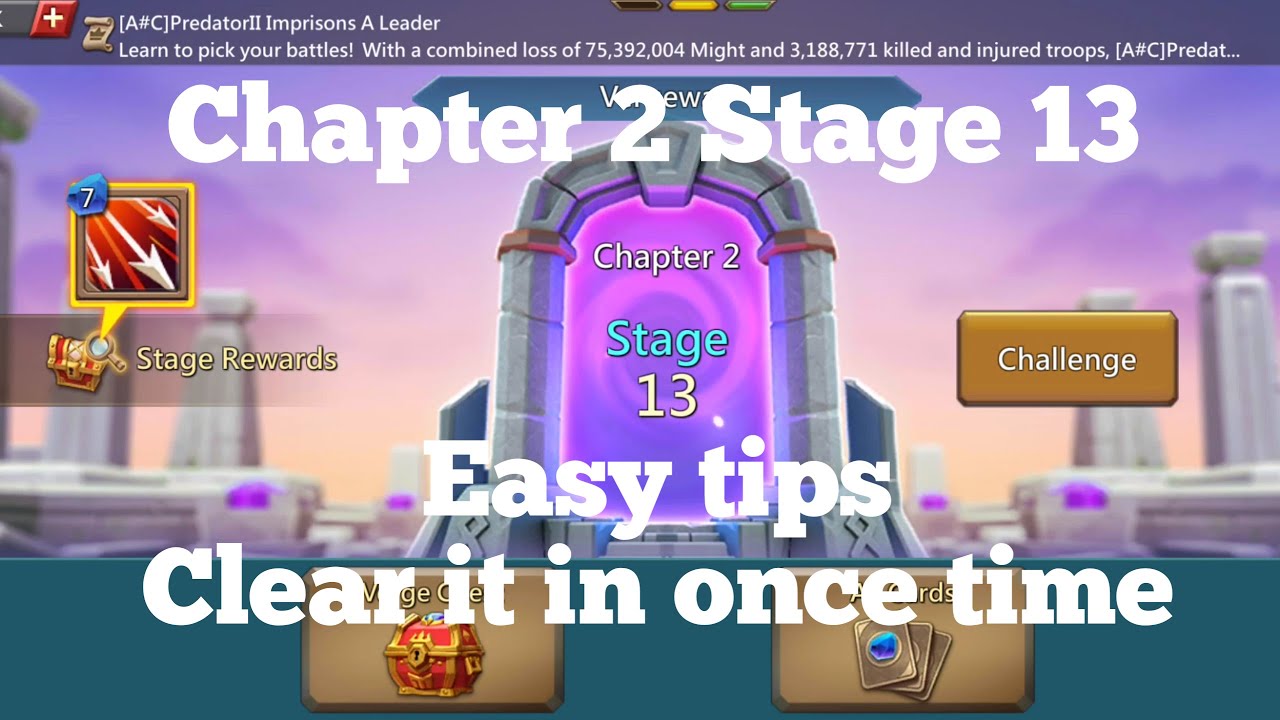 Lords mobile Vergeway Chapter 2 Stage 13|Lords mobile Vergeway Chapter 2|Vergeway Stage 13