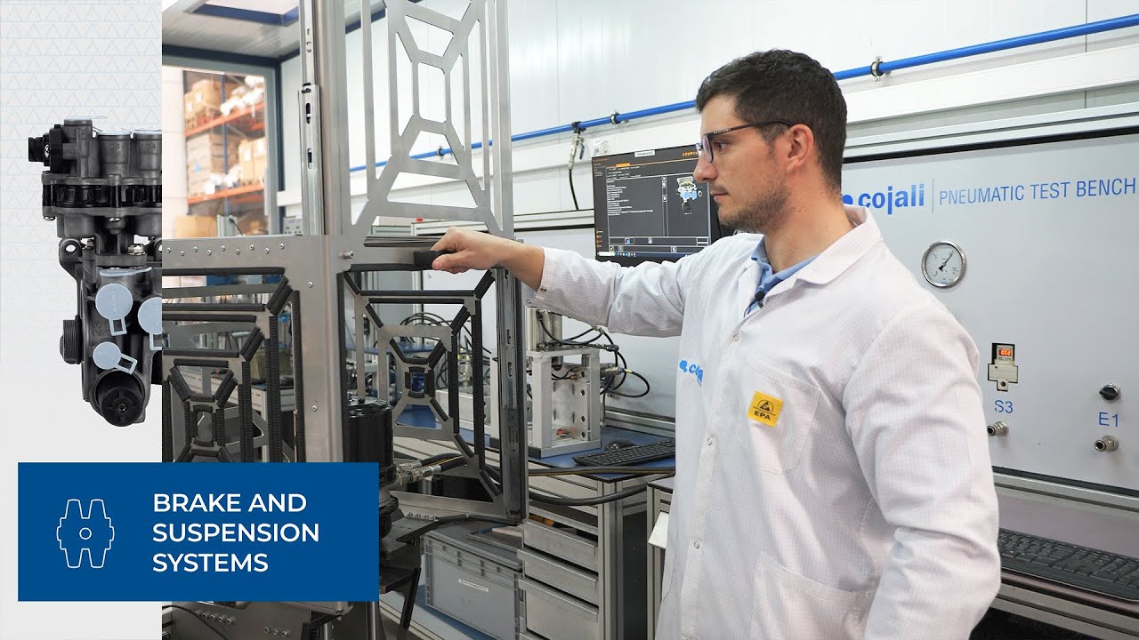 [FR] Système de freinage et suspension | Banc de vérification des actionneurs de frein