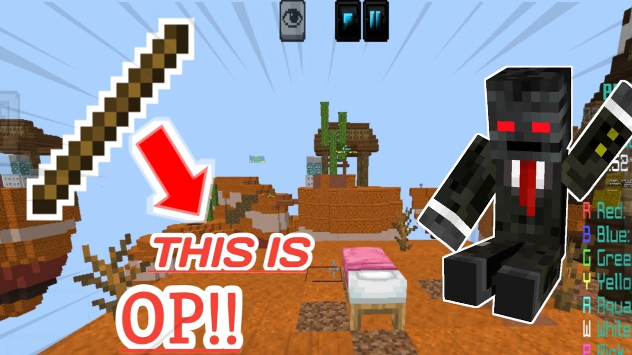 I use kb stick to troll players in bedwars