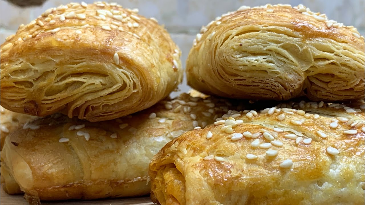 وداعا للعذاب ⁉️حضري أحسن وأسهل مملحات بعجينة المسمن السحرية في الفرن روعة 😋😋😋😋