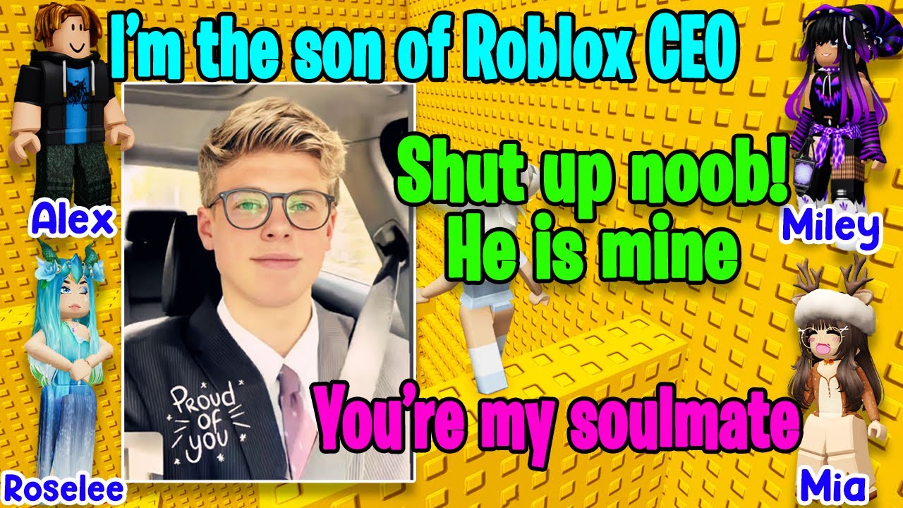 ❤️💚💛 TEXT TO SPEECH 🌹 My Soulmate Is The Son Of Roblox's CEO 🍀 Roblox Story