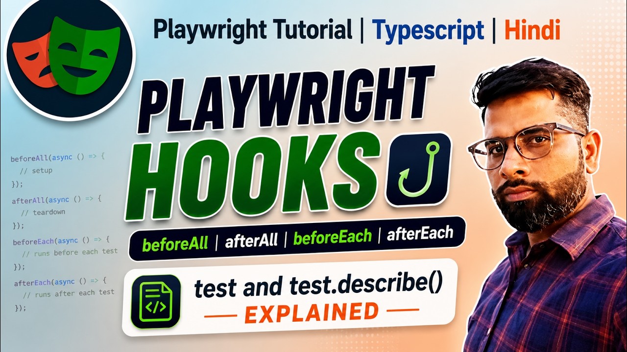 Playwright Test Hooks Explained | Playwright Test & test.describe Explained