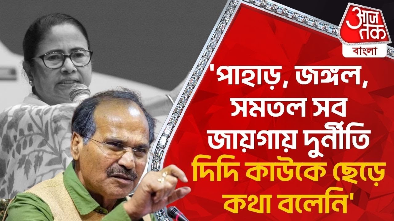 'পাহাড়, জঙ্গল, সমতল সব জায়গায় দুর্নীতি, দিদি কাউকে ছেড়ে কথা বলেনি' | Adhir Chowdhury | Congress