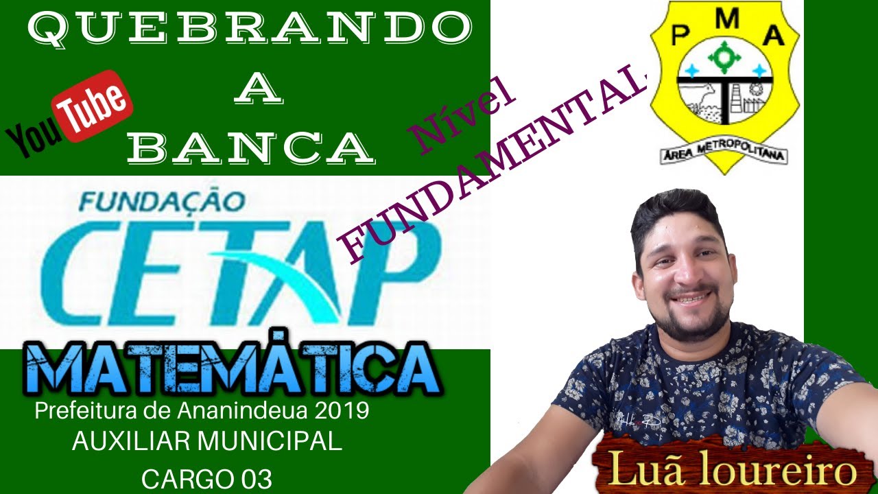 Concurso Ananindeua 2021 | 20 QUESTÕES | Quebrando a banca cetap| Nivel fundamental |