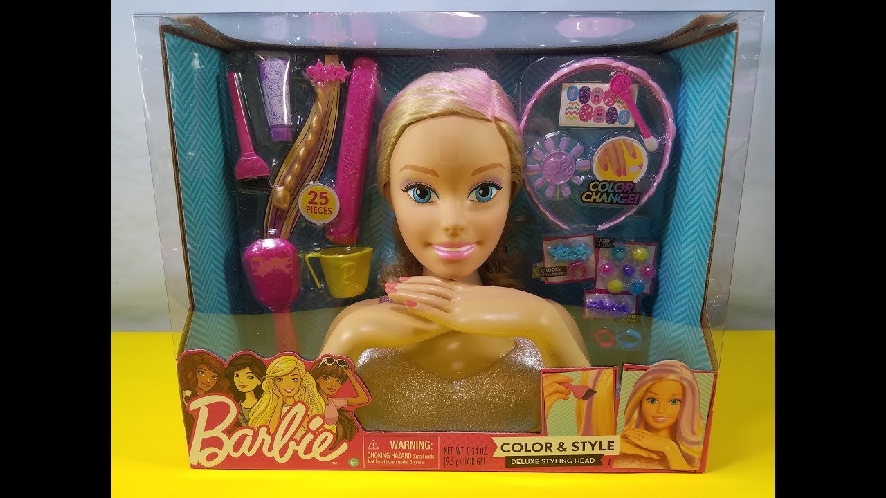 Barbie Color and Style Deluxe Styling Head With Color Changing