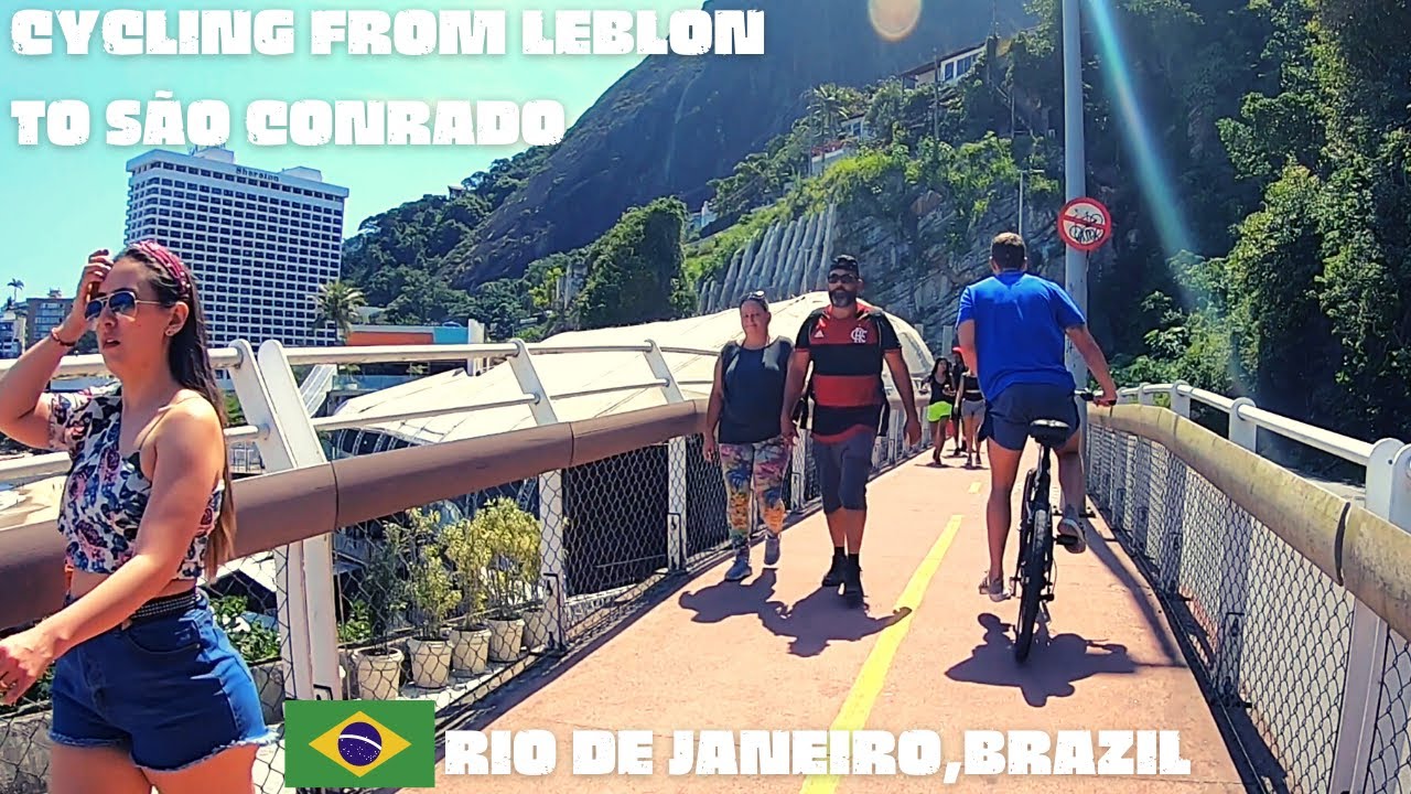 🇧🇷 | Leblon to São Conrado Bike Ride | Rio de Janeiro (2021)