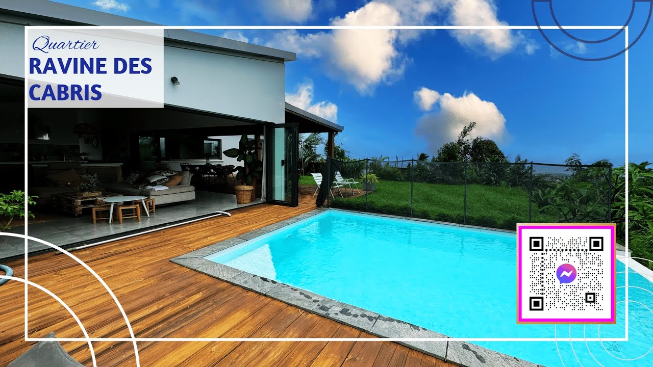 💜 VRAIE VILLA DE LUXE À SAINT PIERRE - LA RAVINE DES CABRIS by Agence Immo Transac Réunion