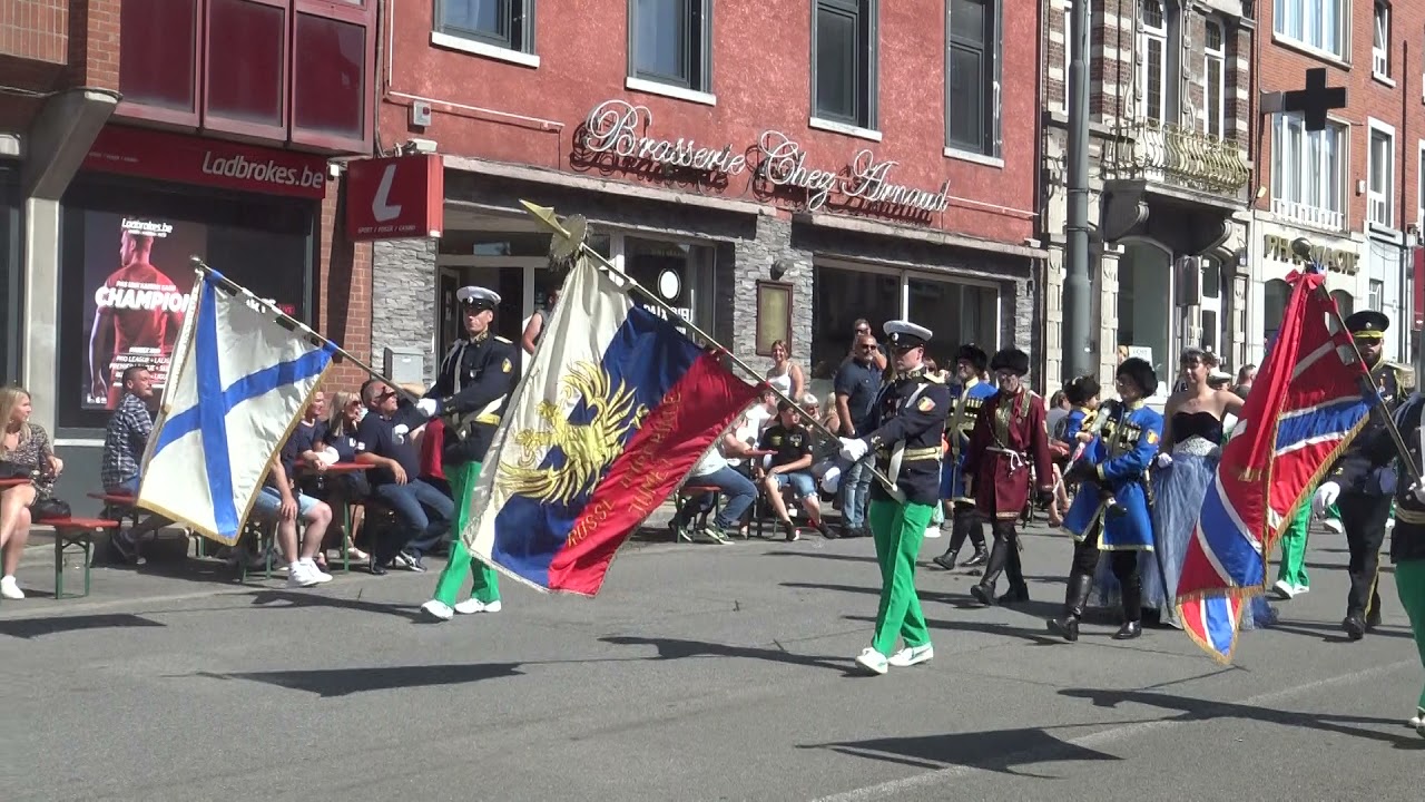 Marche de la Sainte Marie Madeleine 2021 47 Passage à Gosselies Marine Impériale Russe