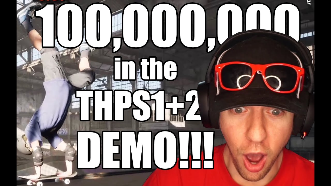 100 MILLION POINT COMBO IN THPS1+2 DEMO!!
