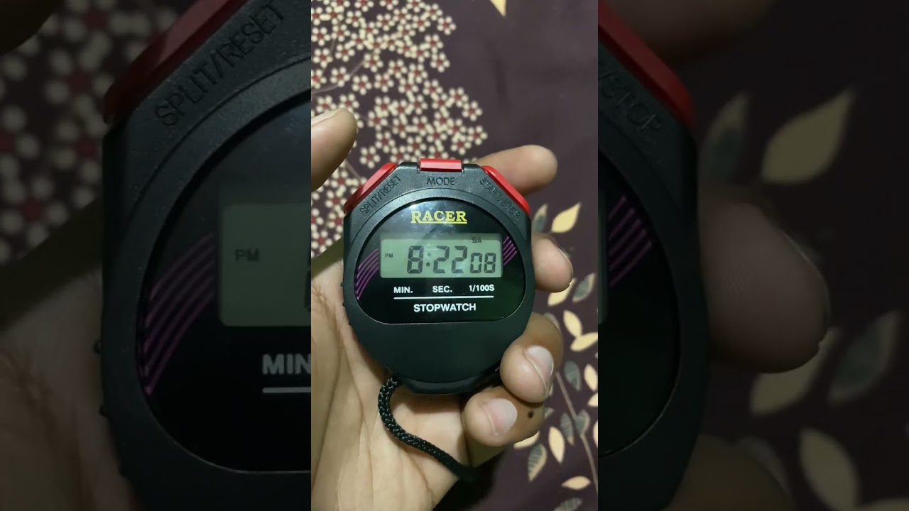 RACER STOP WATCH | ALARM | TIMING | CHANGE DATE AND TIME | FULL DETAILS