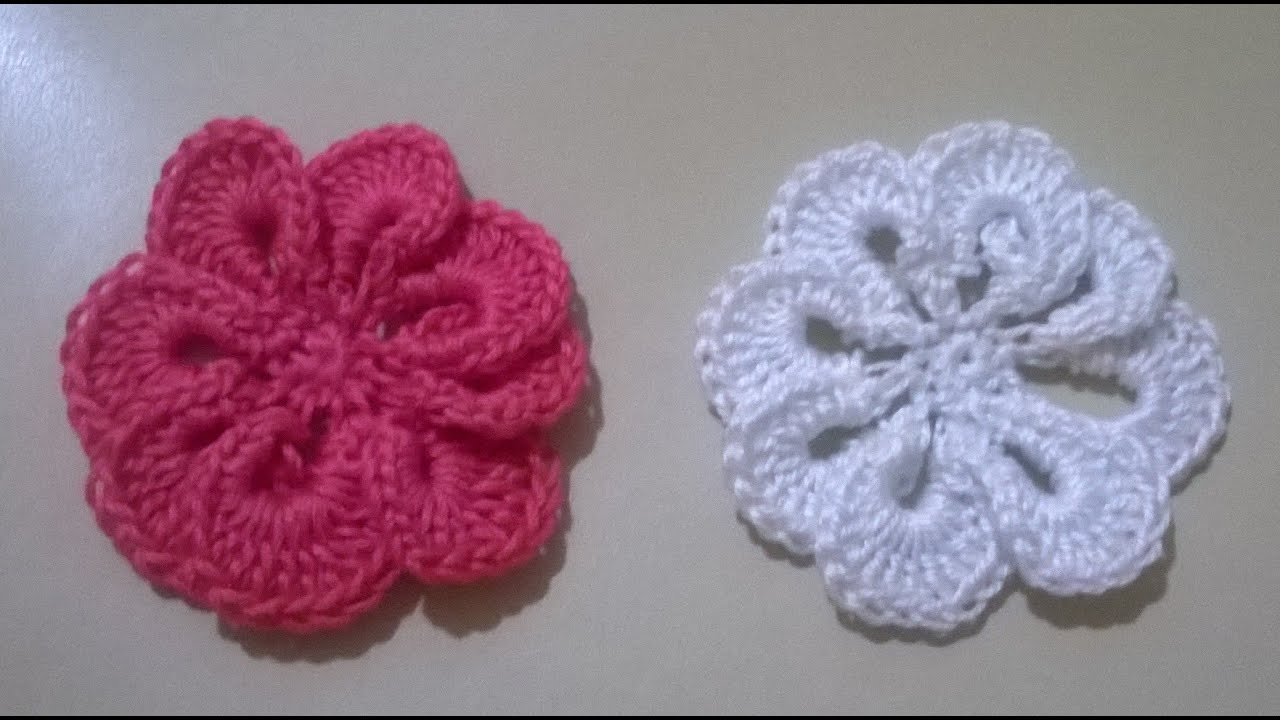 FIORE UNCINETTO TUTORIAL/TUTORIAL CROCHET